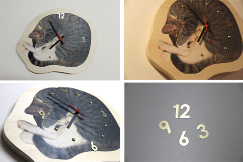 時計参考作品『眠り猫』 atelier kiji 時計参考作品『眠り猫』 atelier kiji