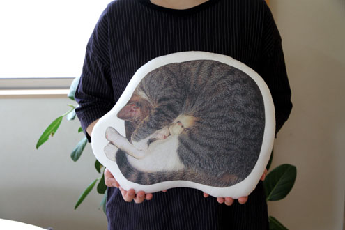 眠り猫Lクッション 眠り猫Lクッション