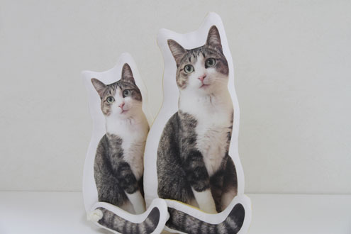 ギミッククッションおすまし猫Mサイズ atelier kiji ギミッククッションおすまし猫Mサイズ atelier kiji